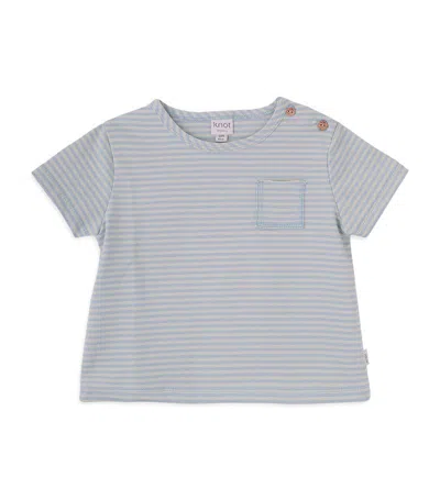 Knot Kids' Striped Louie T-shirt (3-8 Years) In Sea Stripes