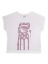 Knot The Giraffe T-shirt In White