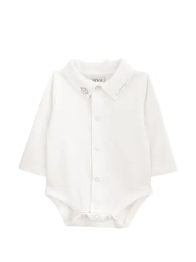 Knot Babies' Timothé Bodysuit In White