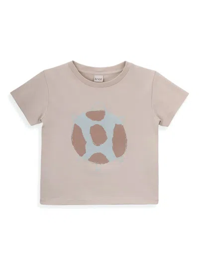 Knot Babies' Turtle T-shirt In Grey