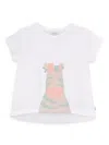 Knot Zebra-print T-shirt In White