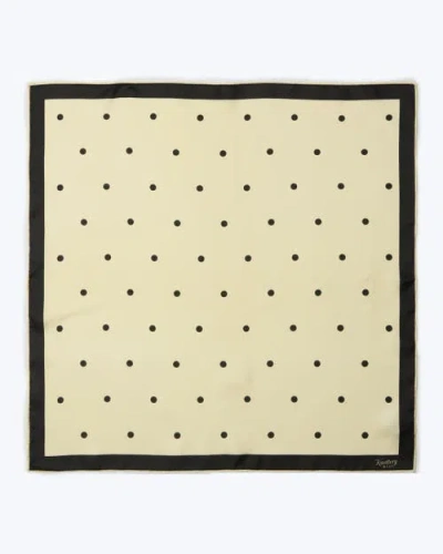 Knottery & Co Dandy Dots Silk Bandana In Purple