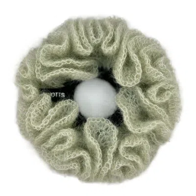 Knotts Women's Green / Grey Beatrice Scrunchie