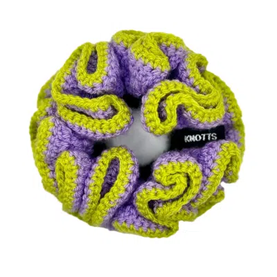 Knotts Women's Green / Pink / Purple Amber Scrunchie