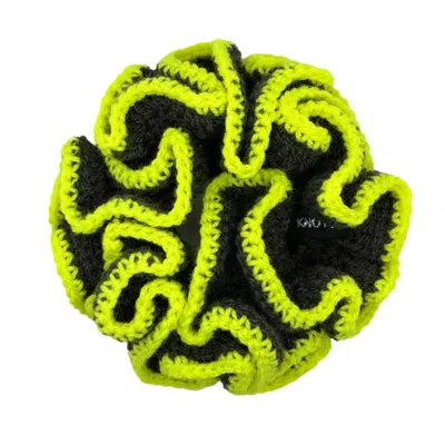Knotts Women's Grey / Yellow / Orange Tyson Scrunchie