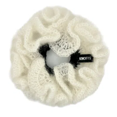 Knotts Women's White Anna Scrunchie