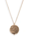 Knotty Astrological Charm Necklace In Gold