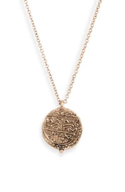 Knotty Astrological Charm Necklace In Gold