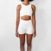 Knotwtr Half Tights In White In White