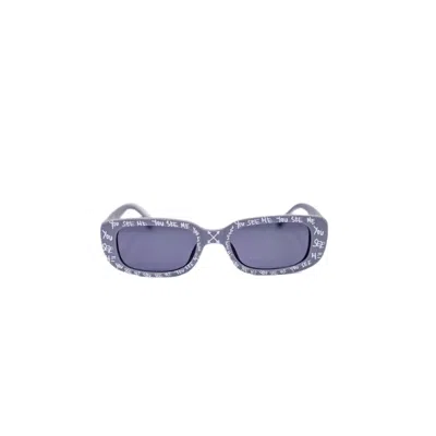 Knotwtr Men's I See You Sunglasses In Grey In Purple