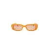 Knotwtr Men's Rectangle Sunglasses In Simba In Multi