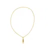 Knotwtr Pendant Necklace In Gold In Gold