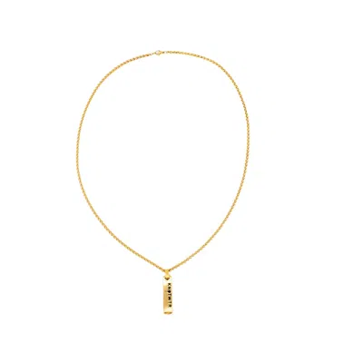 Knotwtr Pendant Necklace In Gold