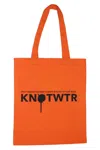 Knotwtr Women's Everyday Tote Bag In Orange In Orange