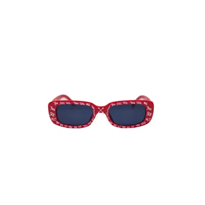 Knotwtr Women's I See You Eyewear In Infra-red In Blue