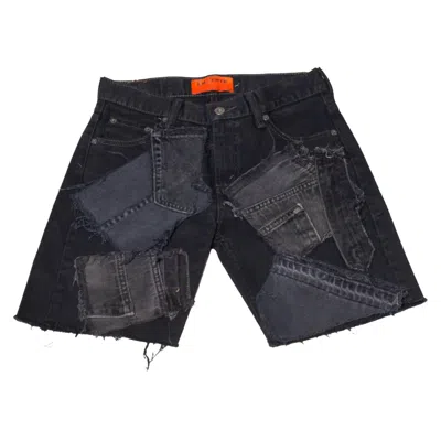 Knotwtr Women's Patch Denim Shorts In Black
