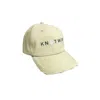 Knotwtr Women's Vintage Style Hat In Cream In White