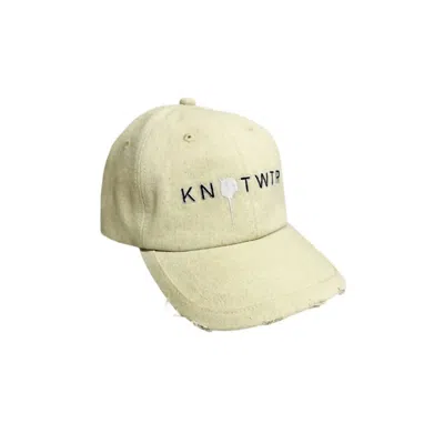 Knotwtr Women's Vintage Style Hat In Cream In White