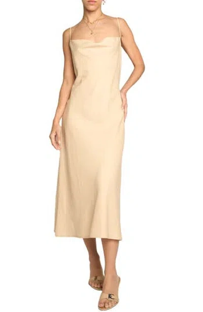Know One Cares Cowl Neck Slipdress