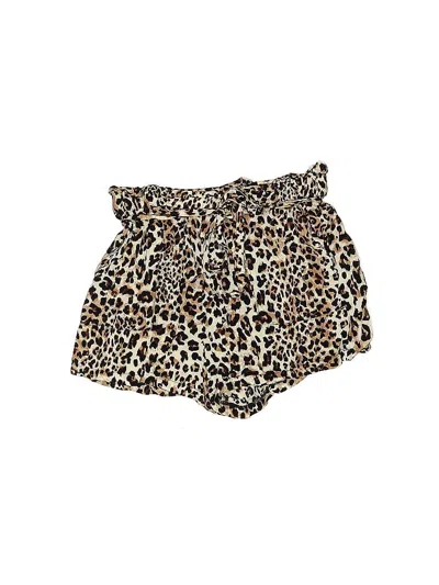 Pre-owned Know One Cares Shorts In Brown