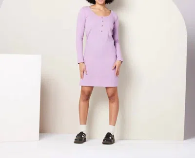 Known Supply Aminah Dress In Lavender In Purple