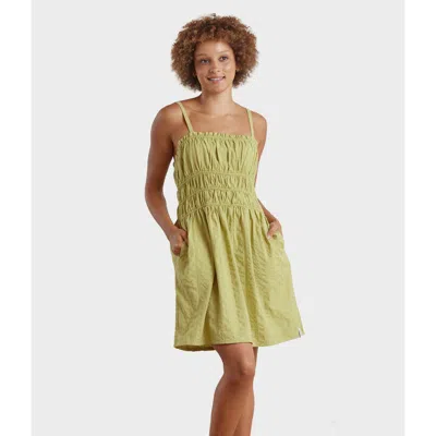 Known Supply Bayside Mini Dress In Matcha In Yellow