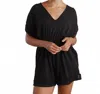 Known Supply Bellavista Romper In Black In Black