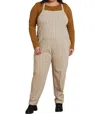 Known Supply Cadence Jumpsuit In Fog Shadow Plaid In Multi