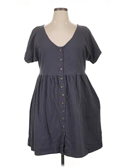 Pre-owned Known Supply Casual Dress In Gray