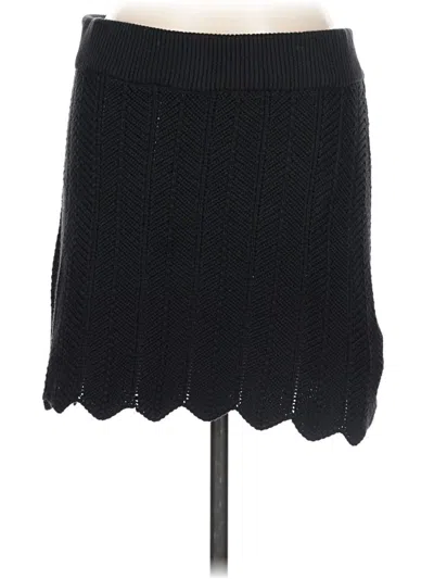 Pre-owned Known Supply Casual Skirt In Black