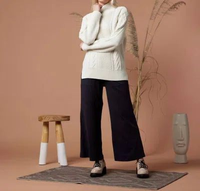 Known Supply Dallas Sweater In Stone In White