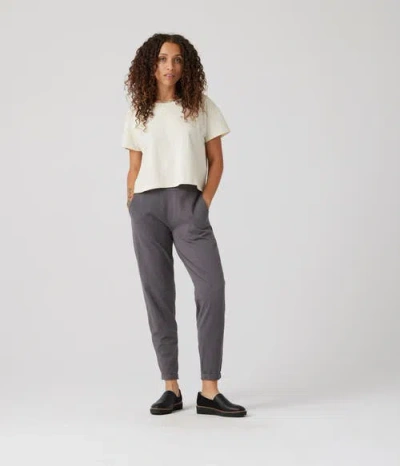 Known Supply Easy Crop Tee In Gray