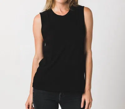 Known Supply Easy Muscle Tank Top In Black