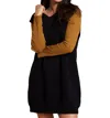 Known Supply Edna Sweater Dress In Black In Black