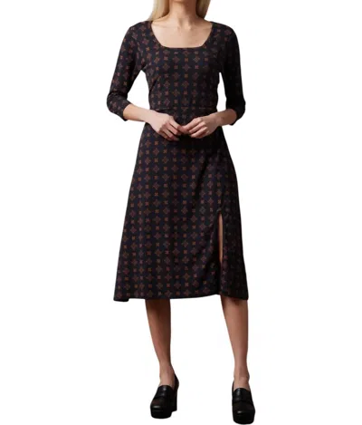 Known Supply Ellery Dress In Black Print
