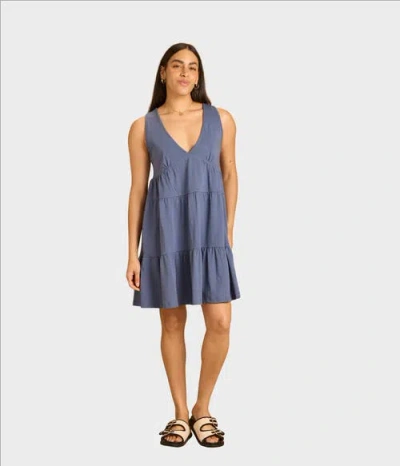 Known Supply Evelyn Dress In Blue
