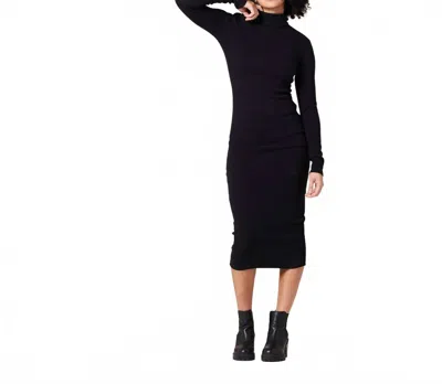 Known Supply Faye Midi Dress In Black