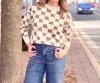 Known Supply Felix Sweater In Taupe/teak In Multi