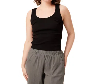 Known Supply Garnet Ribbed Tank In Black