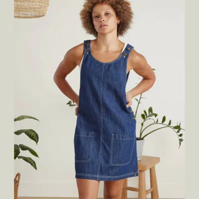 Known Supply Healer Dress In Blue In Multi