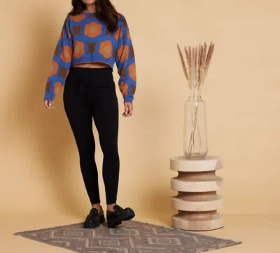 Known Supply Ingrid Sweater In Pumpkin Spice In Multi