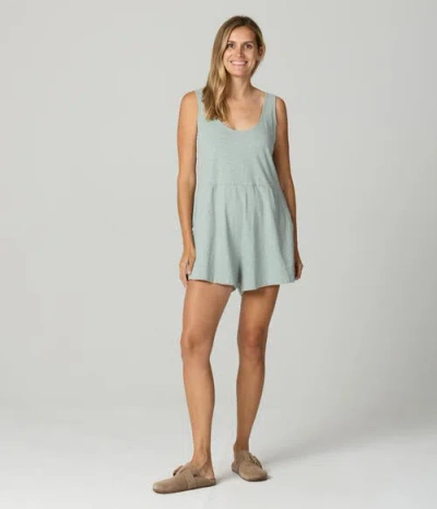 Known Supply Ivy Romper In Blue