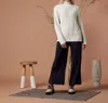 Known Supply Organic Cotton Cable-knit Sweater In Stone In White