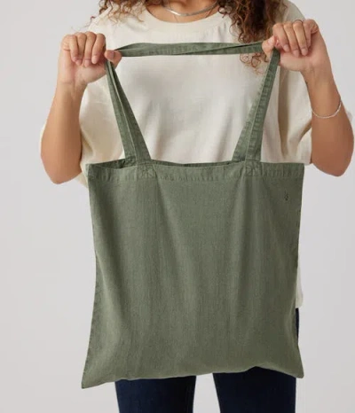 Known Supply Pigment Dyed Tote Bag In Green