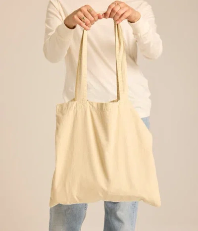Known Supply Pigment Dyed Tote Bag In Yellow