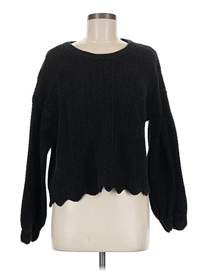 Pre-owned Known Supply Pullover Sweater In Black