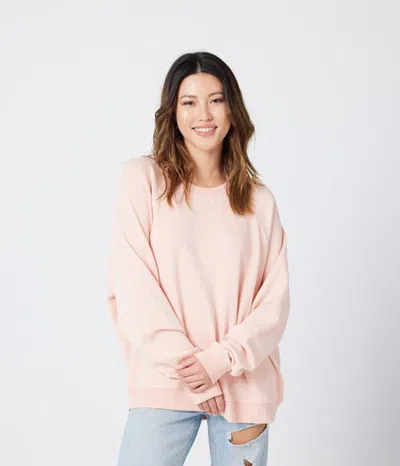 Known Supply Raglan Sweatshirt In Dustry Rose