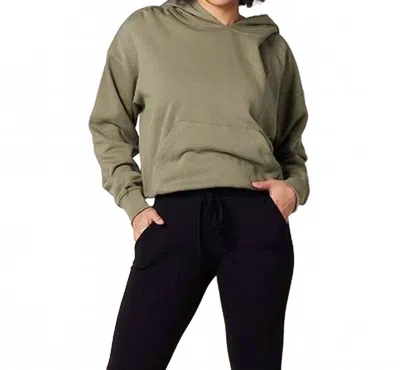 Known Supply Relaxed Hoodie In Army In Green