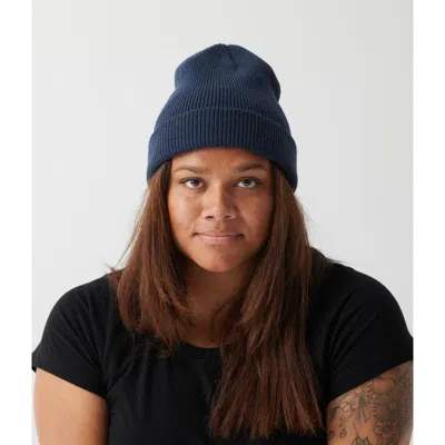 Known Supply Ribbed Beanie In Blue