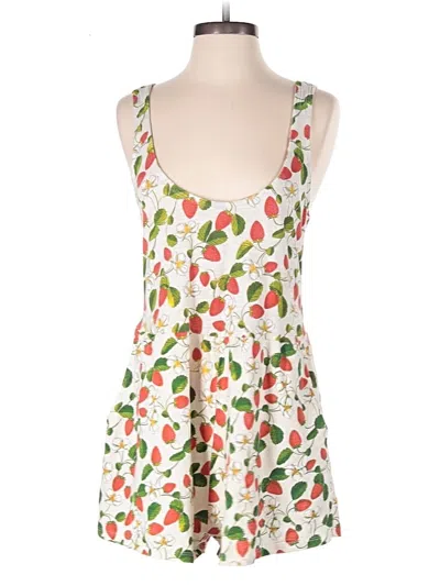 Pre-owned Known Supply Romper In White